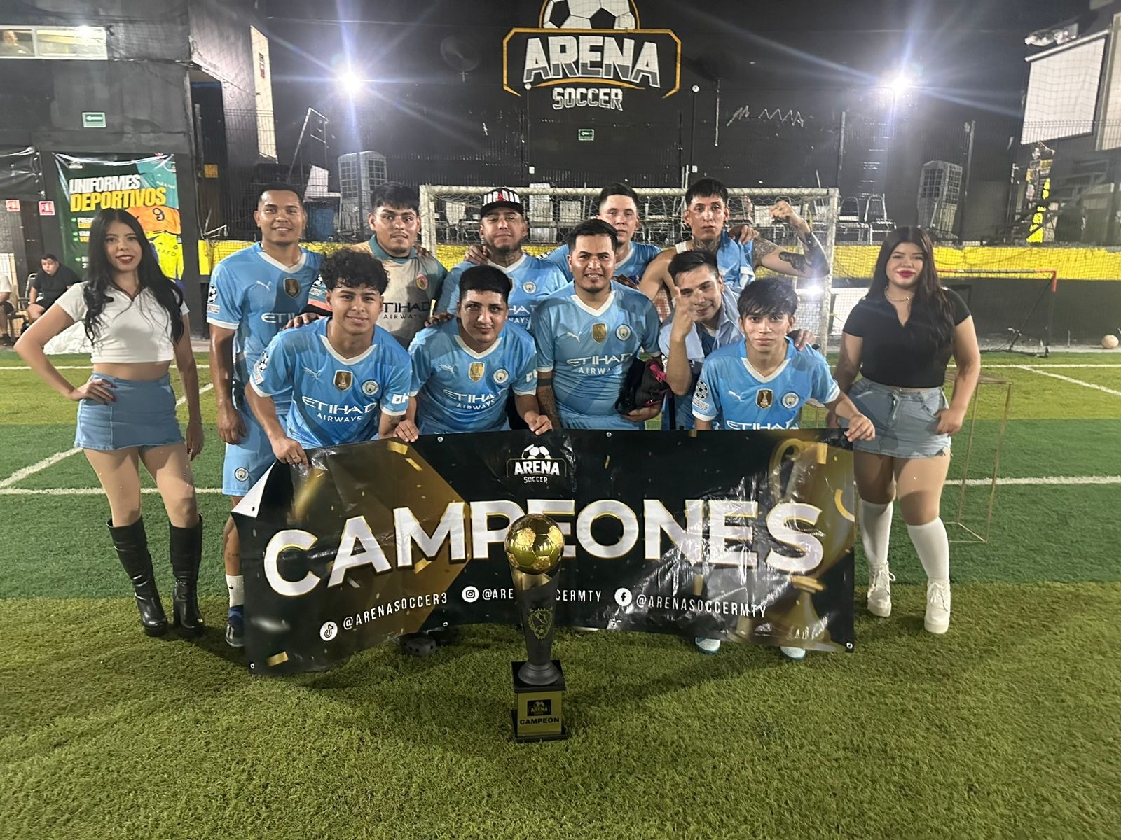 Campeones de la liga Arena Soccer